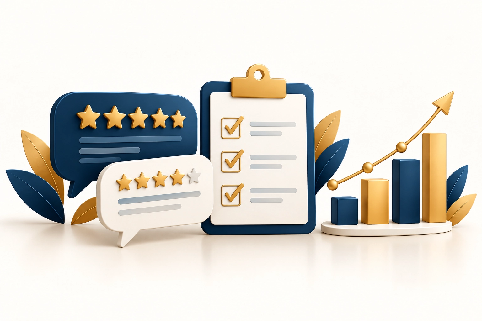 Employee and customer satisfaction surveys with analysis and action planning